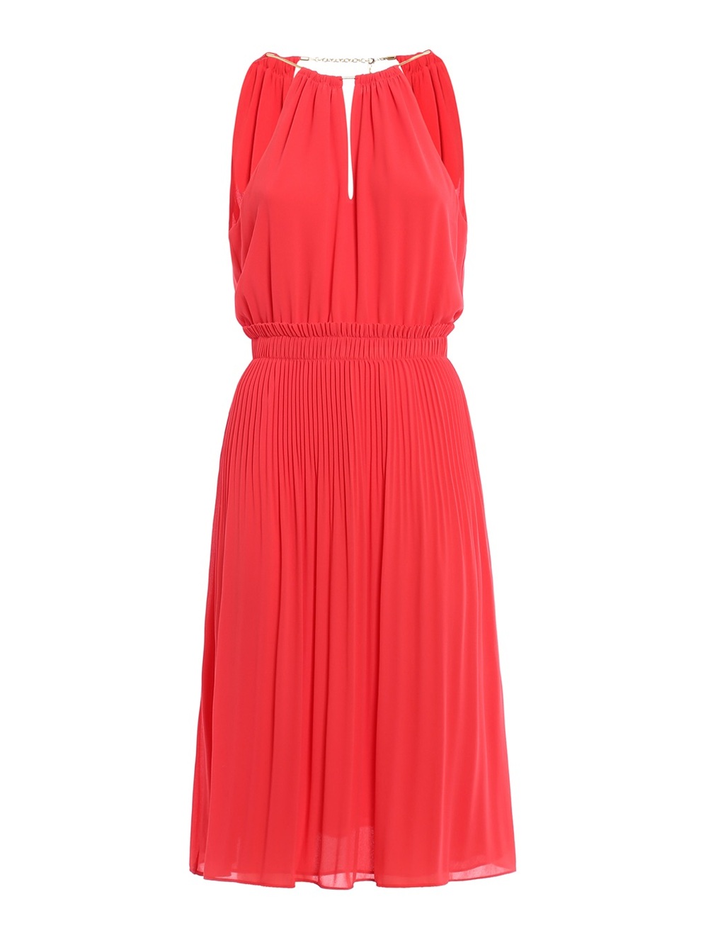 MK - orange red Sleeveless  Dress
